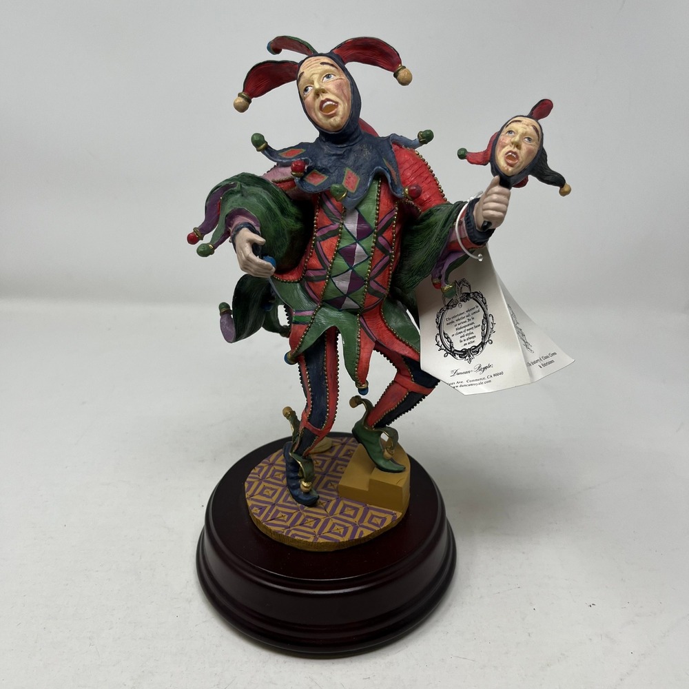 Duncan Royale Jester Figurine History of Classic Clowns & Entertainers Statue